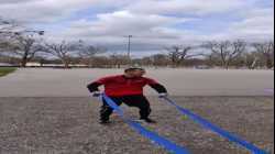 Gummiband - Seitzüge hoch