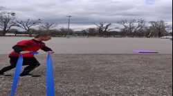 Gummiband - Tandoku renshu - Osoto gari Variante