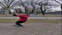 Gummiband - Tandoku renshu - Uchi komi Seitwärtsbewegung